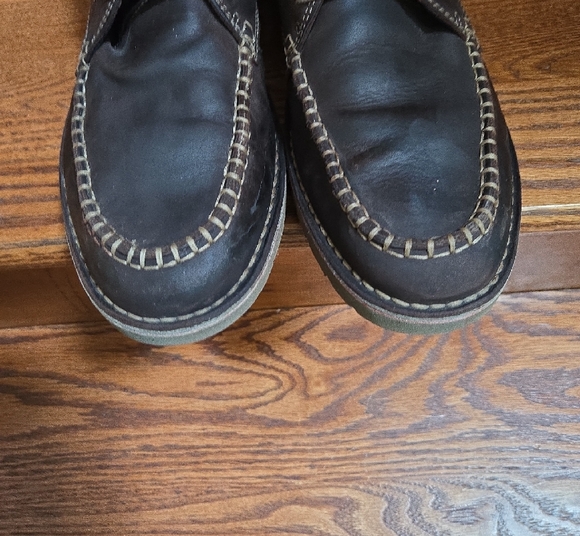 Clarks Vargo Apron Dark Brown Leather Moc Toe Chukka Boots main image 7